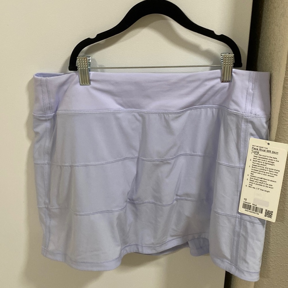 NEW WITH TAG lululemon pace rival MR Skirt *long